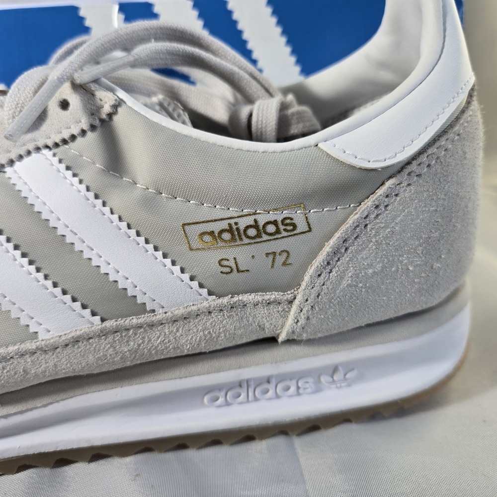 Adidas SL 72 Retro Sneakers RS Originals Shoes Grey Retro Trainers New Size 10.5 - Picture 2 of 10